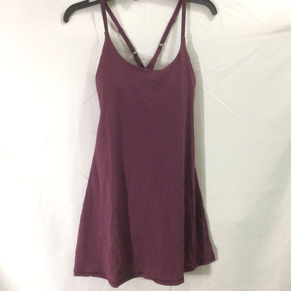 NEW Ewedoos Burgundy Tennis Dress Built In Shorts Pockets Size Small NWT - Picture 4 of 7